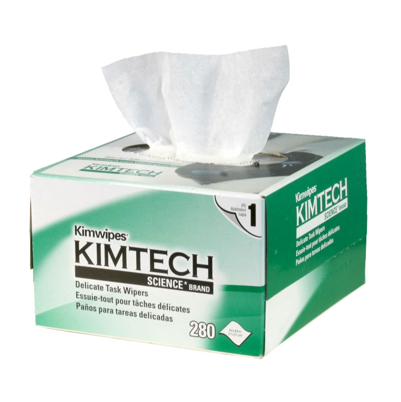 Безворсовые салфетки KimWipes (для очистки оптоволокна)